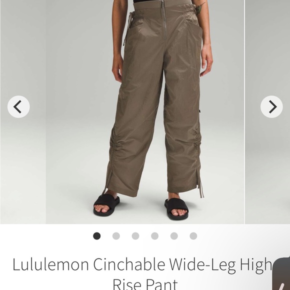 Lululemon Cinchable Wide-Leg High-Rise Pant - Picture 1 of 2